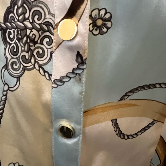 Cache Multicolor Silk Blouse - Picture 2 of 6